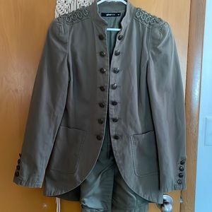 GinaTricot Blazer Military Buttons Marching Band Jacket